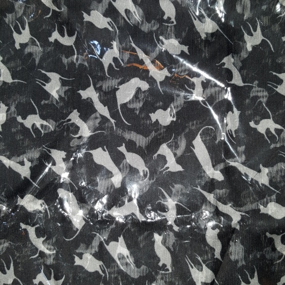 CHIFFON COLORFUL SWEET CAT/KITTEN SCARF - Picture 4 of 6